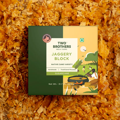 Two Brothers Sugarcane Jaggery Block - 900g