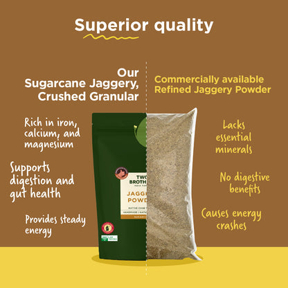 Two Brothers Sugarcane Jaggery Powder - 500g