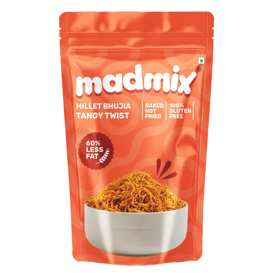 Madmix Millet Bhujia Tangy Twist - 125g