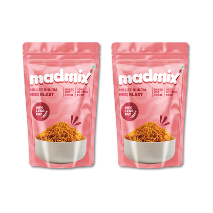 Madmix Millet Bhujia BBQ Blast - 125g