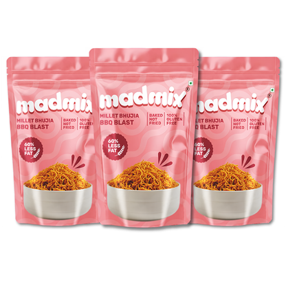 Madmix Millet Bhujia BBQ Blast - 125g