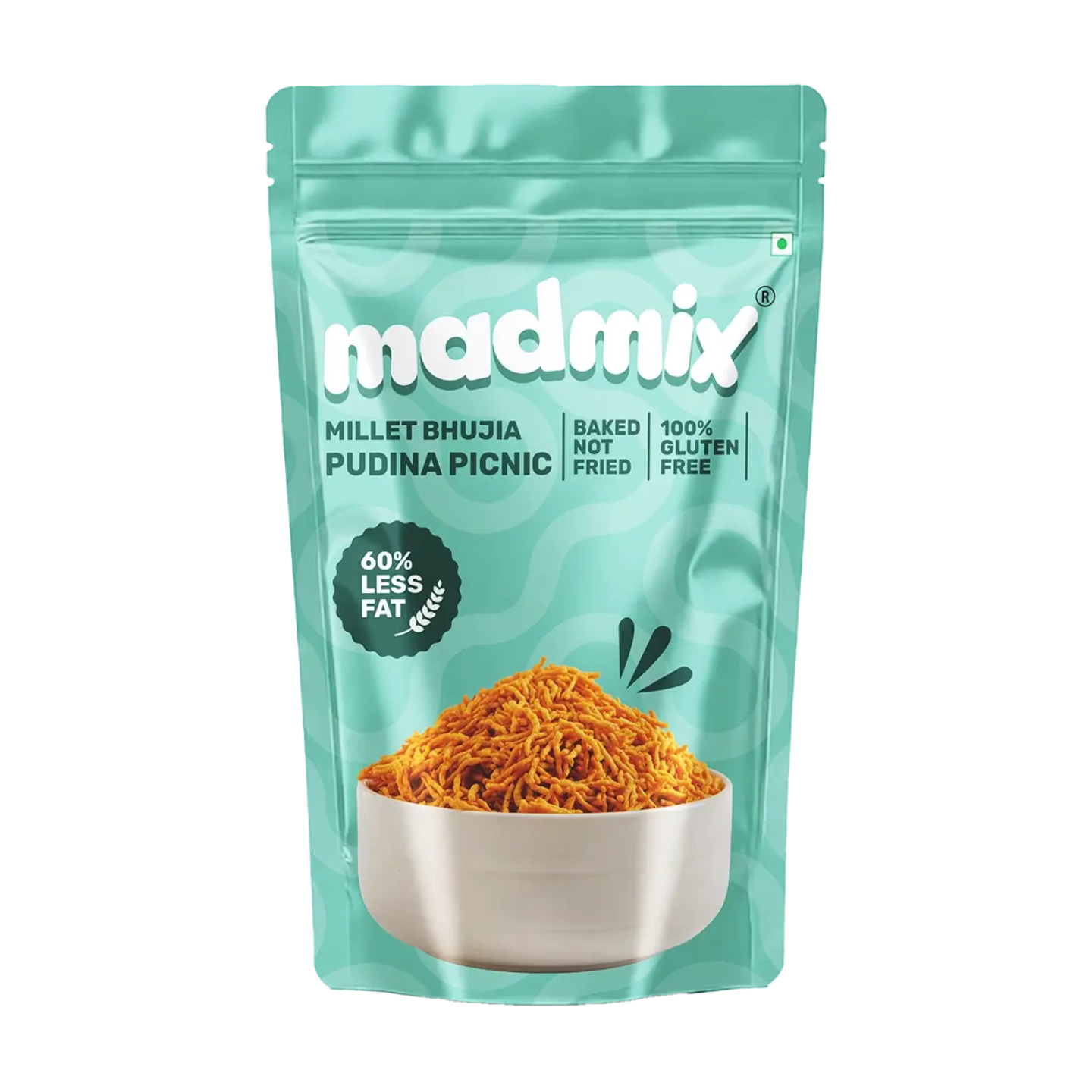 Madmix Millet Bhujia Pudina Picnic - 125g