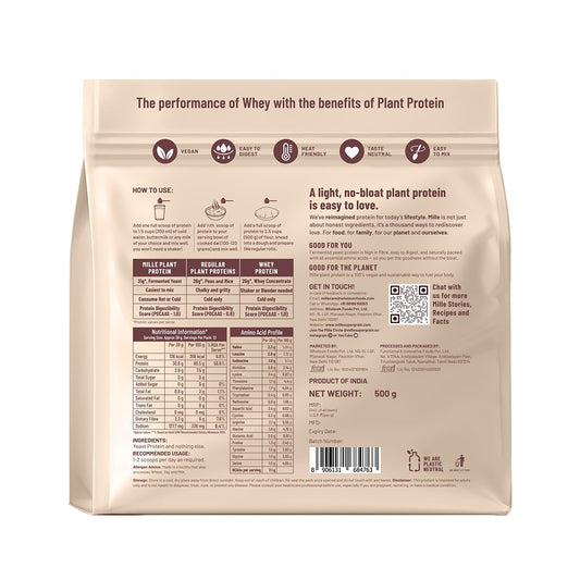 Mille Plant Protein - Unflavoured - 500g