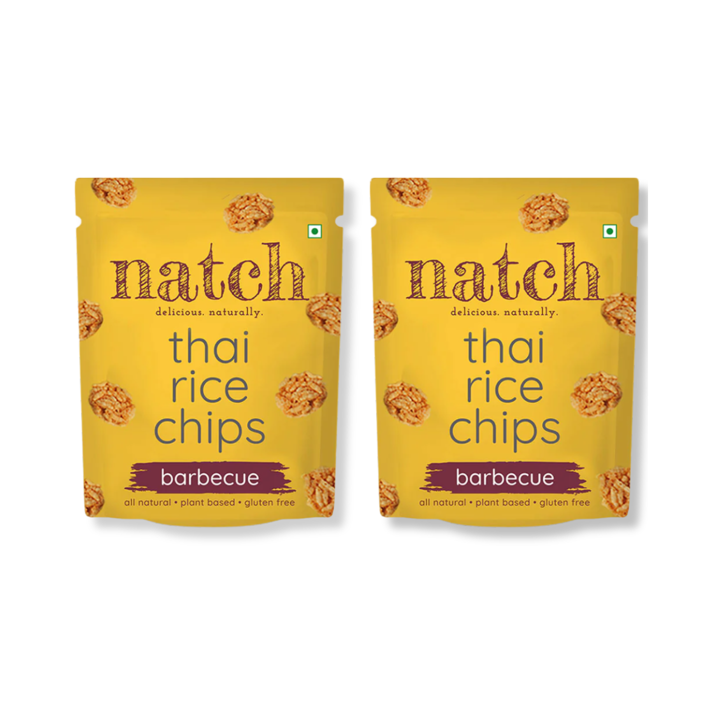 Natch Thai Rice Chips Barbecue - 100g