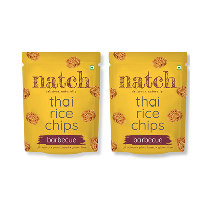 Natch Thai Rice Chips Barbecue - 100g