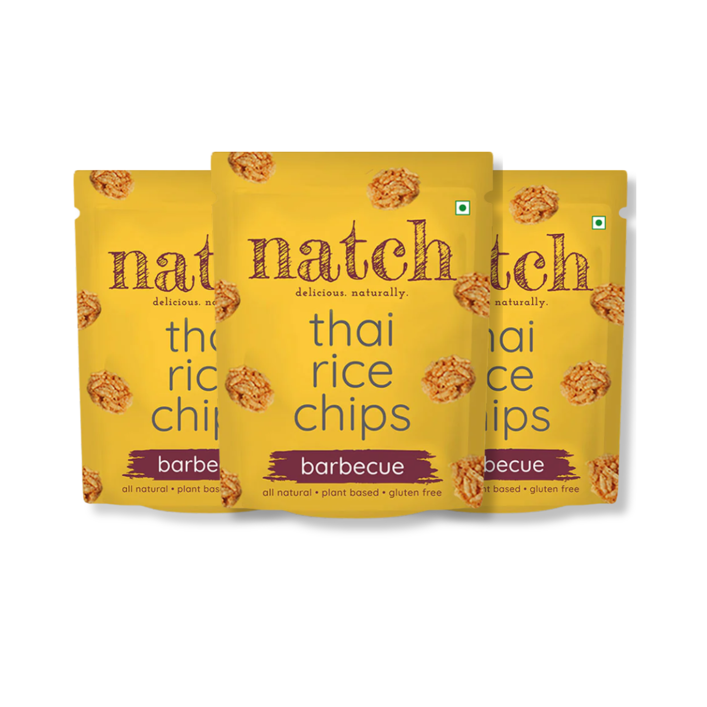 Natch Thai Rice Chips Barbecue - 100g