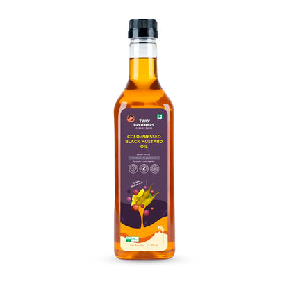 Two Brothers Cold Pressed Black Mustard Oil - 1L