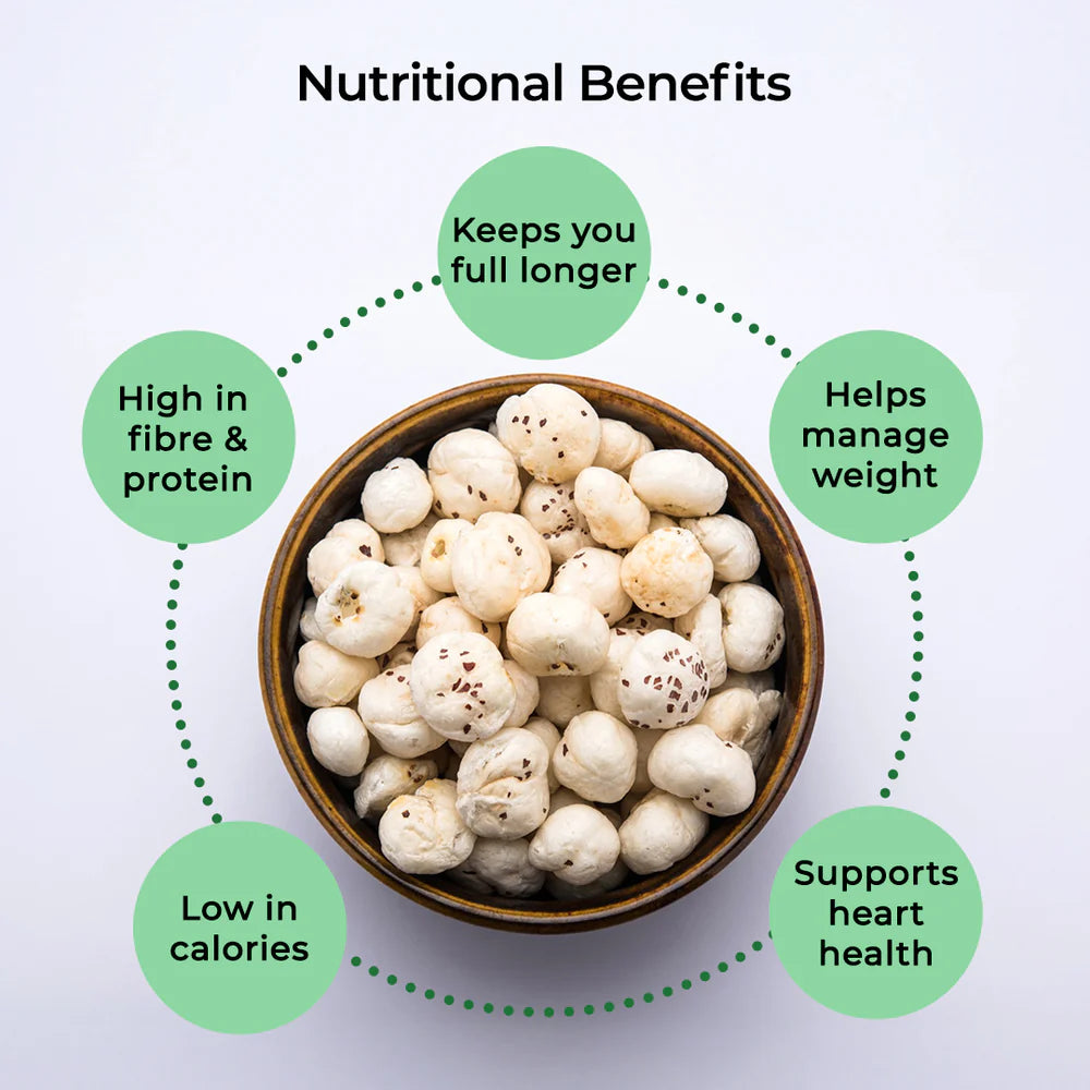 Khetika Makhana (Fox Nuts) - 100g