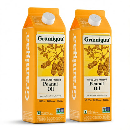 Gramiyaa Wood Cold Pressed Peanut Oil - 1L