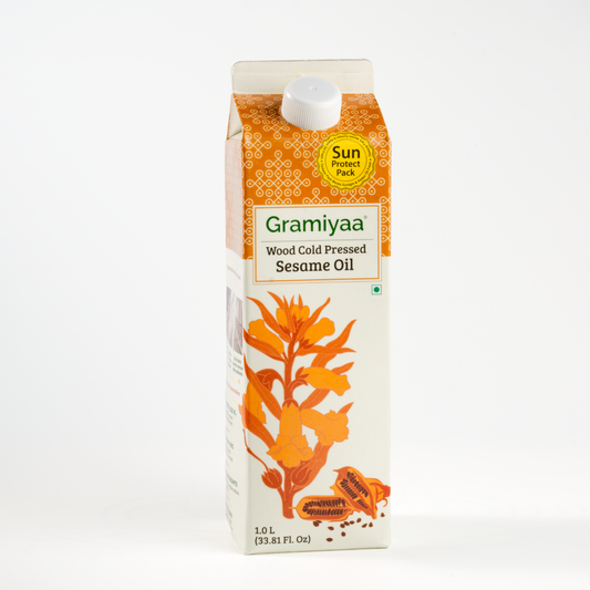 Gramiyaa Wood Cold Pressed Sesame Oil - 1L