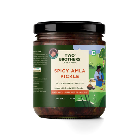 Two Brothers Spicy Amla Pickle - 453g