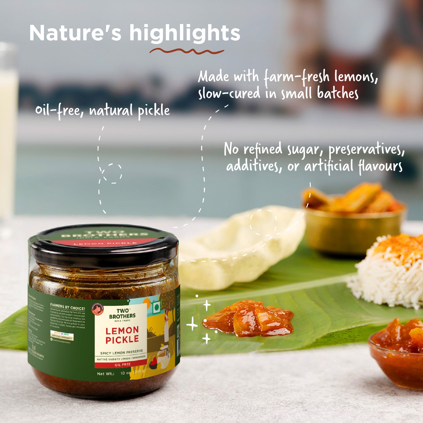 Two Brothers Lemon Pickle - 283g
