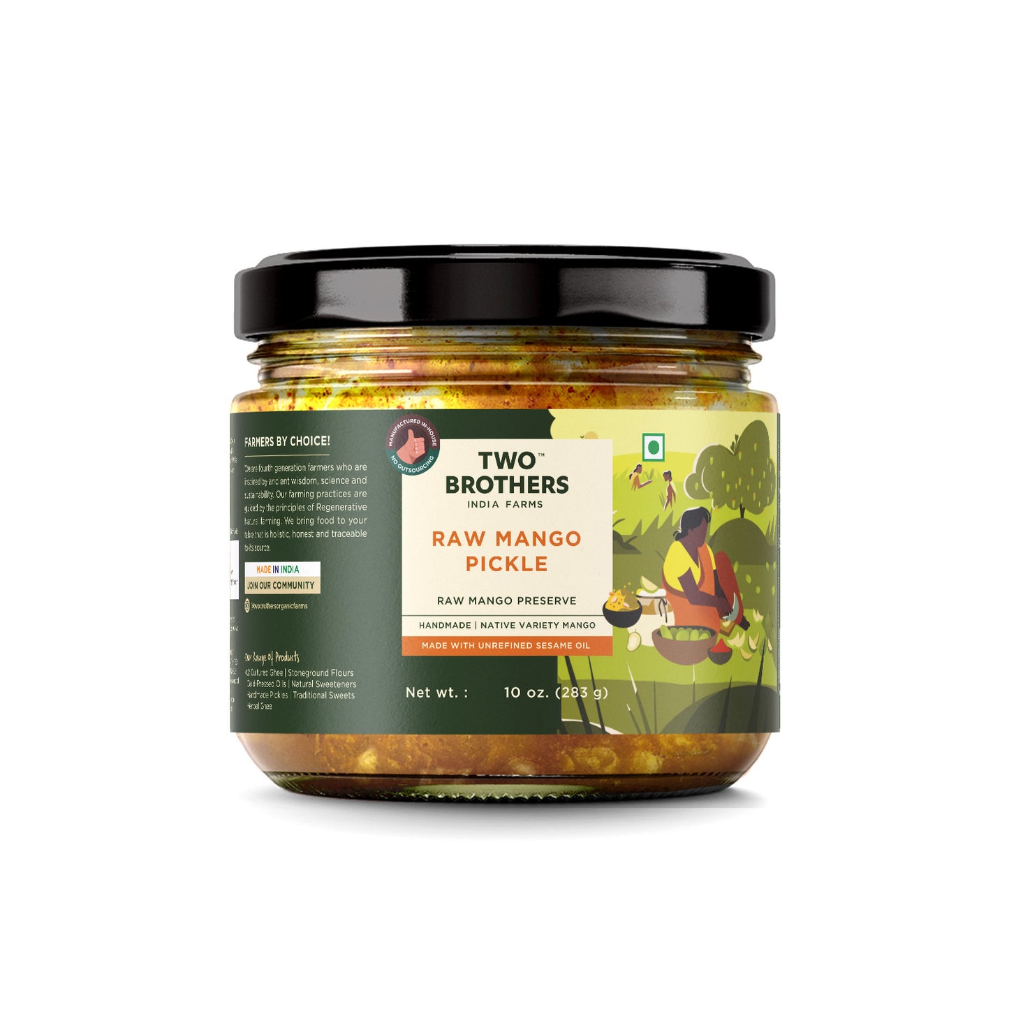 Two Brothers Raw Mango Pickle - 283g