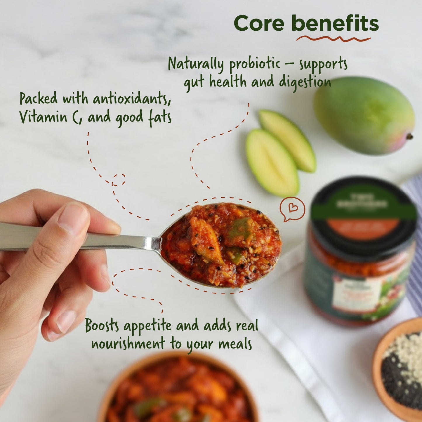 Two Brothers Spicy Mango Pickle - 283g