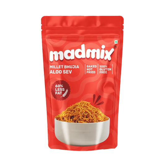 Madmix Millet Bhujia Aloo Sev - 125g