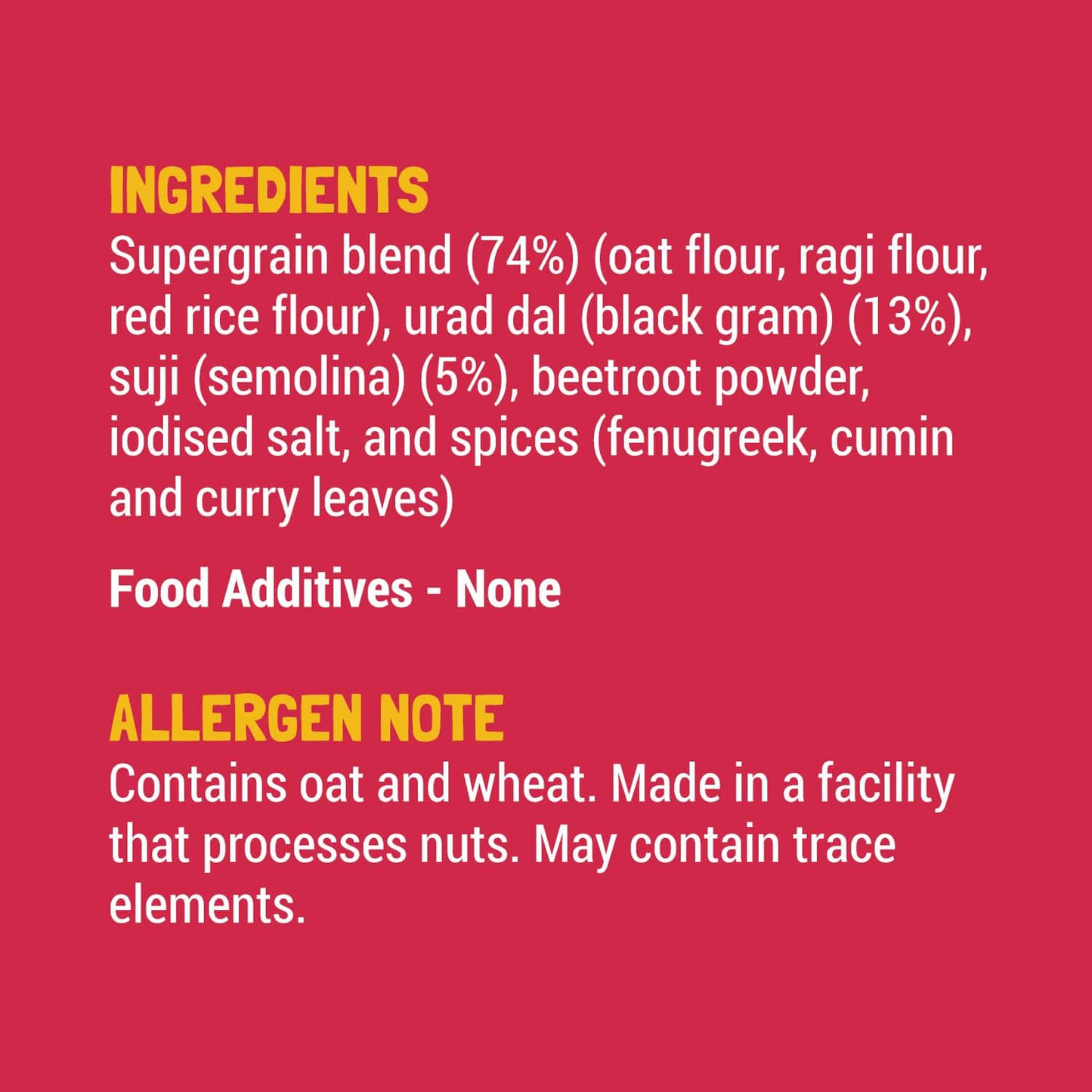 Slurrp Farm Beetroot Multigrain Millet Dosa Mix - 150g
