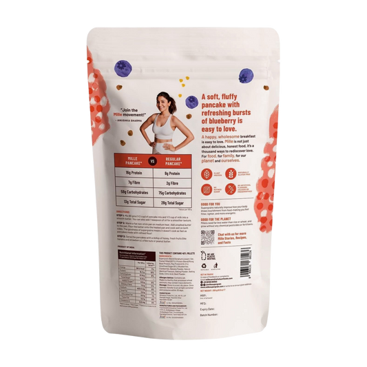 Mille Blueberry Millet Pancake Mix - 250g