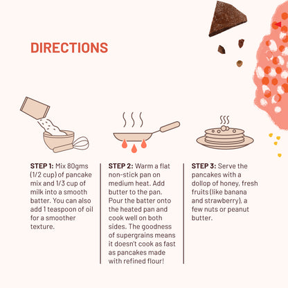 Mille Banana Choco Chip Millet Pancake Mix