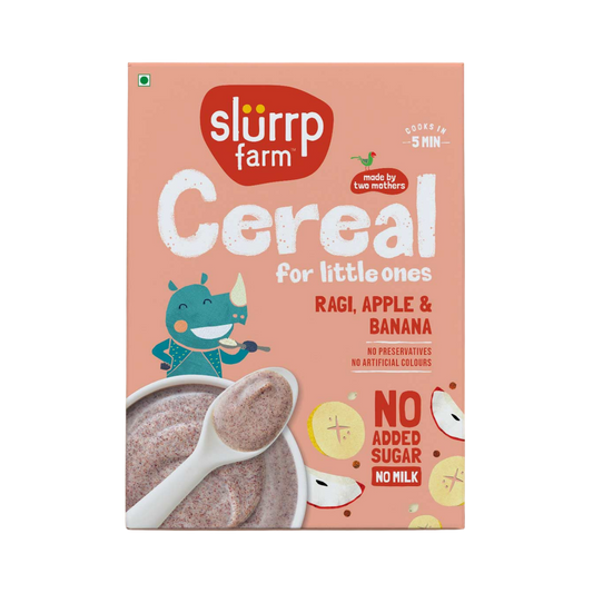 Slurrp Farm Ragi, Apple & Banana Cereal - 200g