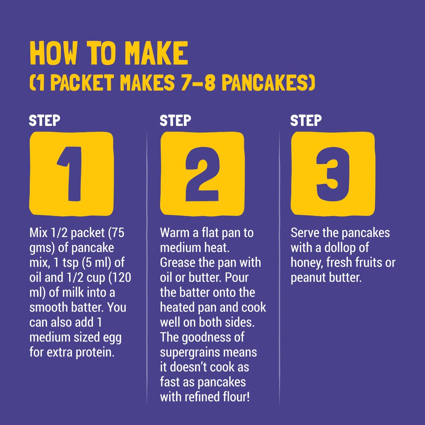 Slurrp Blueberry Millet Healthy Pancake Mix
