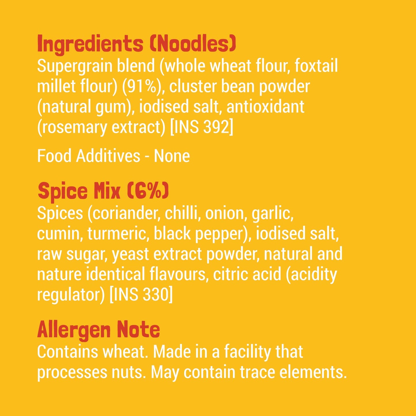 Slurrp Classic Masala Millet Noodles