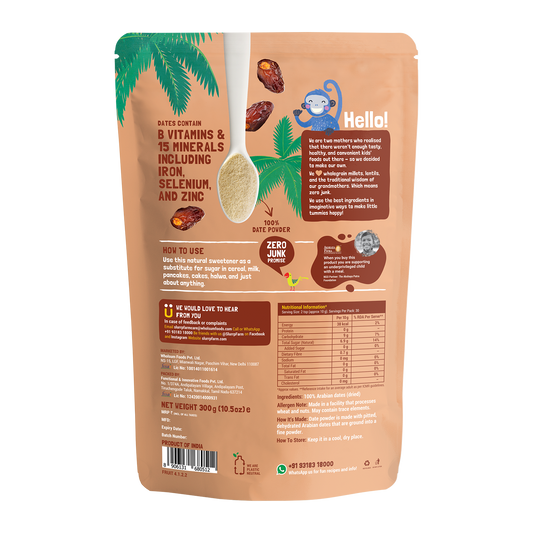 Slurrp Farm Natural Sweetener Date Powder - 300g