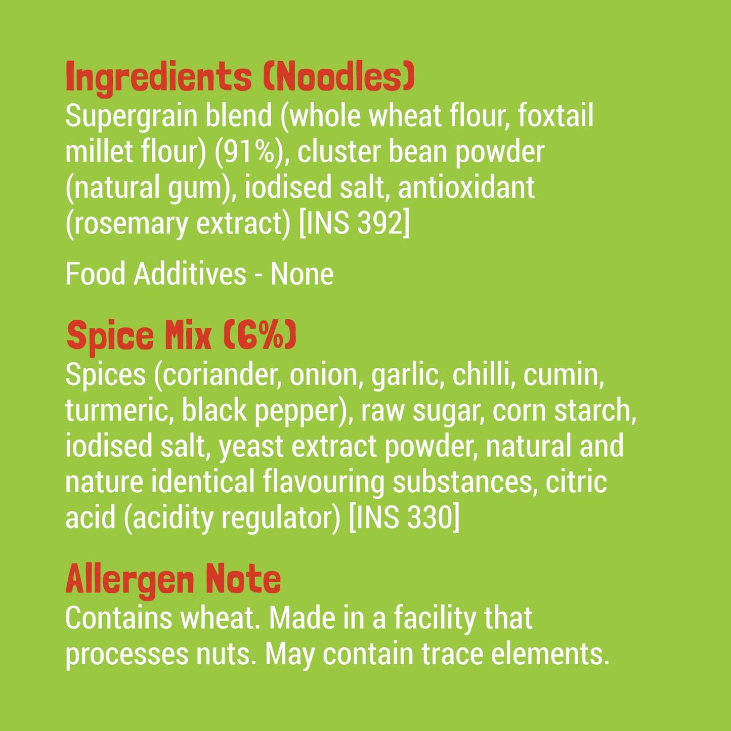 Slurrp Mild Masala Millet Noodles