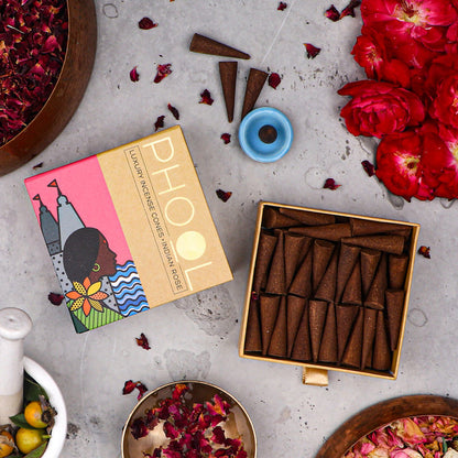 Phool Incense Cones – Indian Rose